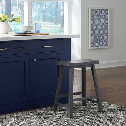 Creations II - 24" Sawhorse Counter Stool Counter Height (24" - 27") by Liberty Furniture - Walls Furniture & Mattress