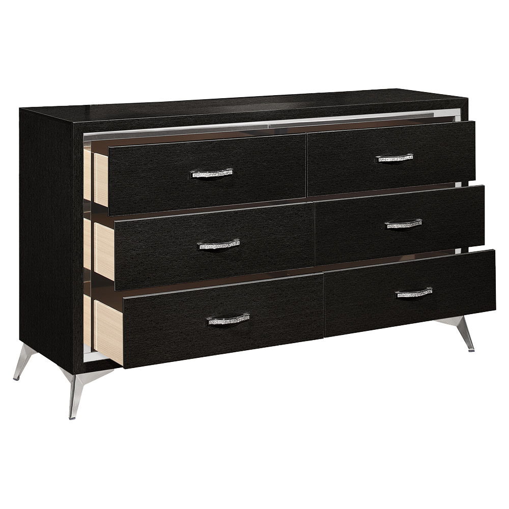 Huxley - Dresser Dresser & Mirror by New Classic - Walls Furniture & Mattress