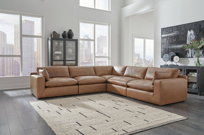 Emilia - Sectional Stationary Sectionals by Signature Design by Ashley® - Walls Furniture & Mattress