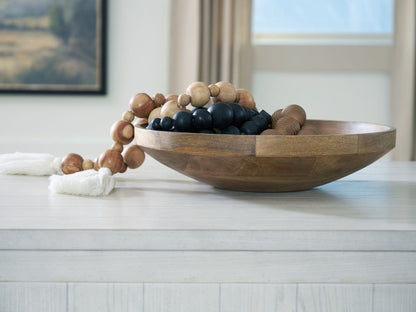 Clayburg - Bowl - Natural Brown Plates & Bowls by Signature Design by Ashley® - Walls Furniture & Mattress