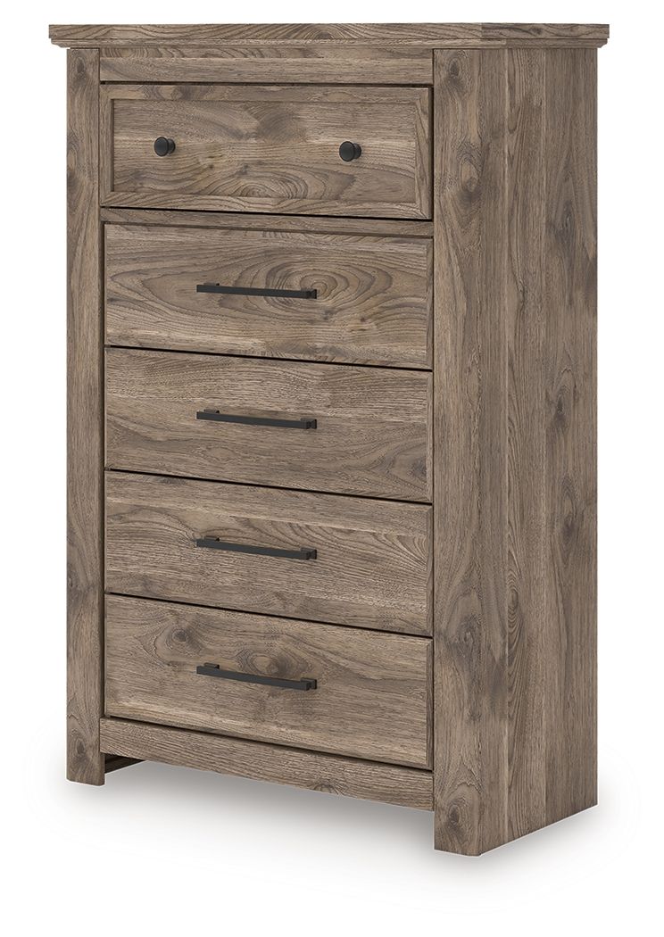 Rusticott - Brown - Five Drawer Chest Accent Chests by Signature Design by Ashley® - Walls Furniture & Mattress