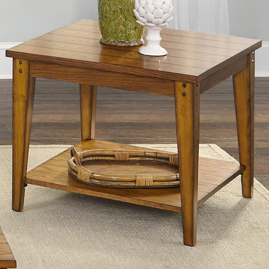 Lake House - Square Lamp Table Accent Tables by Liberty Furniture - Walls Furniture & Mattress