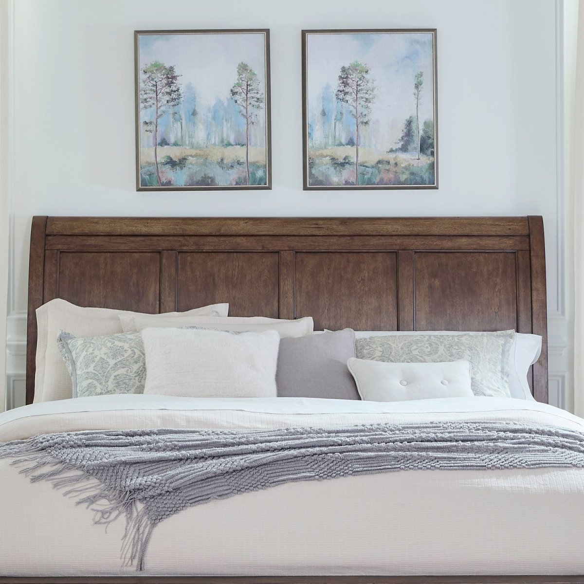 Twin Lakes - Sleigh Headboard Sleigh Headboards by Liberty Furniture - Walls Furniture & Mattress