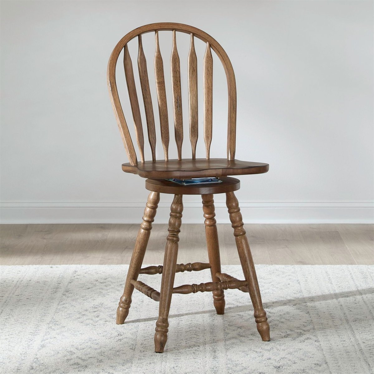 Carolina Crossing - Windsor Swivel Counter Chair Swivel Chairs by Liberty Furniture - Walls Furniture & Mattress