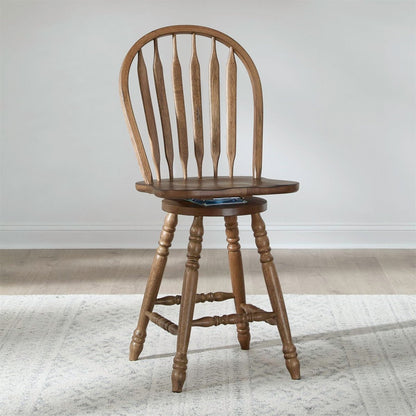 Carolina Crossing - Windsor Swivel Counter Chair Swivel Chairs by Liberty Furniture - Walls Furniture & Mattress