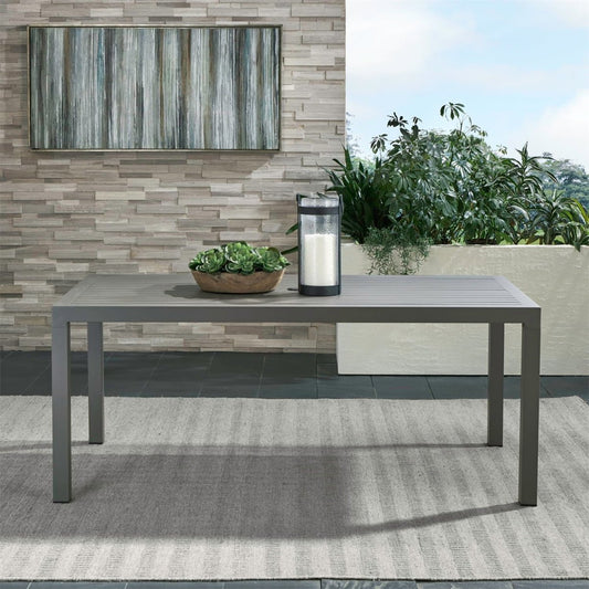 Plantation Key - Outdoor Rectangular Leg Table - Granite Dining Tables by Liberty Furniture - Walls Furniture & Mattress