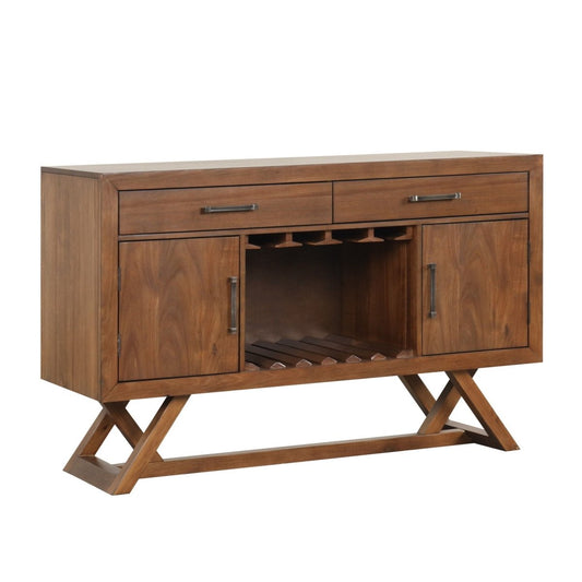 Putnam - Server - Walnut Servers by New Classic - Walls Furniture & Mattress