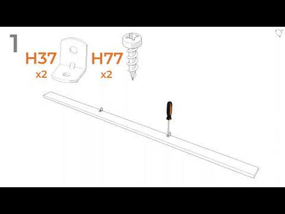 Vessalli - Six Drawer Dresser - Black / Gray